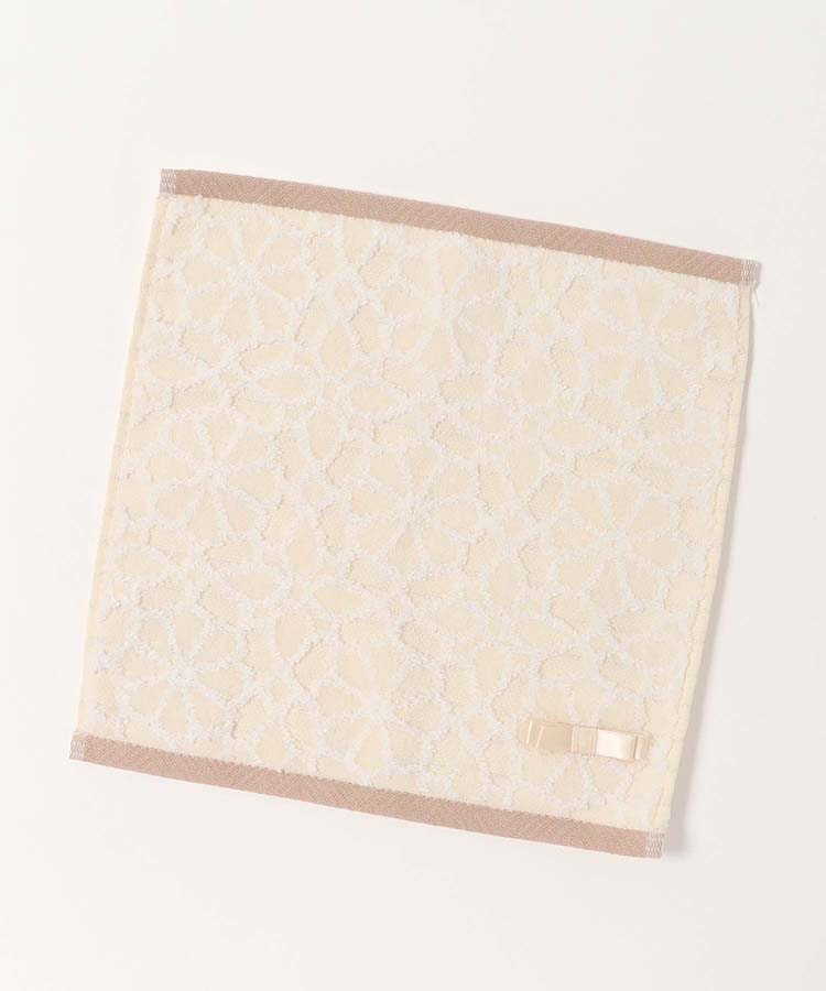 タイルフラワータオルハンカチ