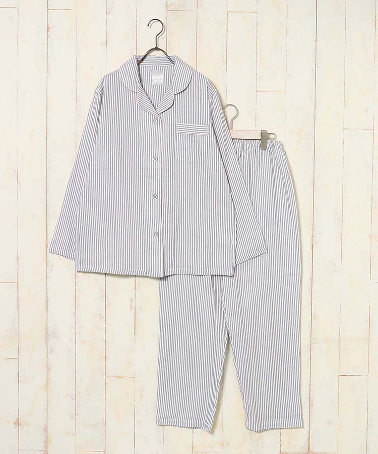 長袖ガーゼパジャマ