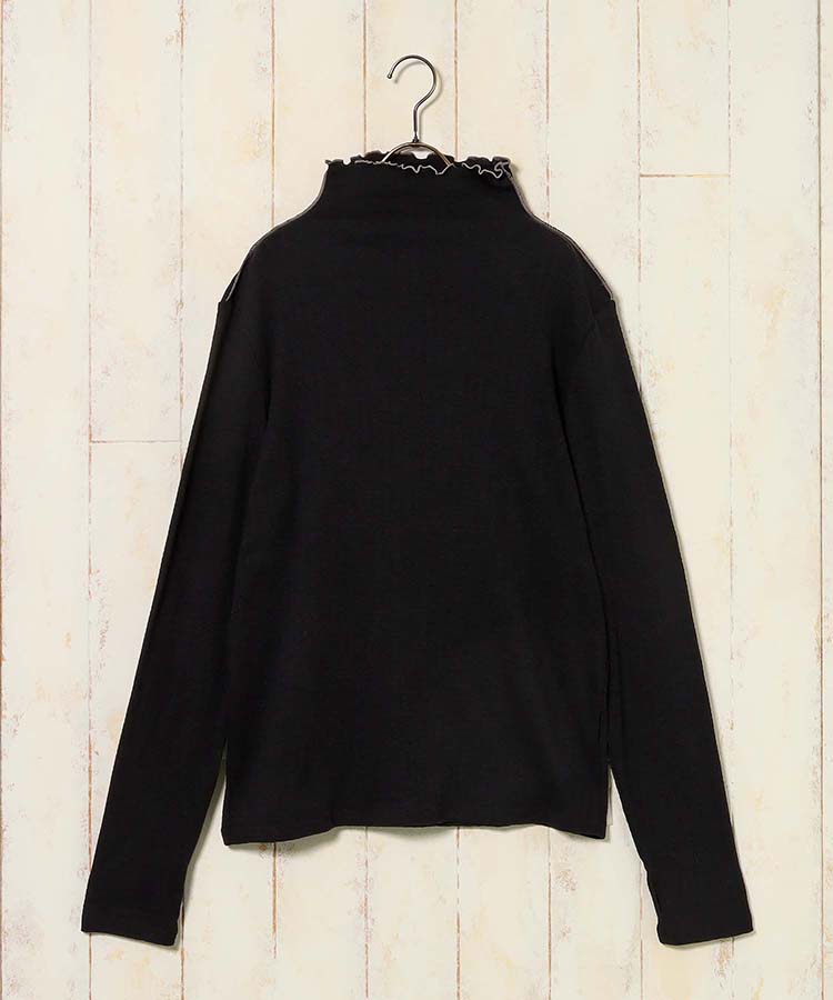 リブボトルネックロンT