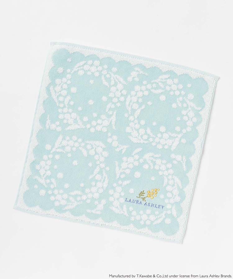 LAURA ASHLEYミモザリースタオルハンカチ