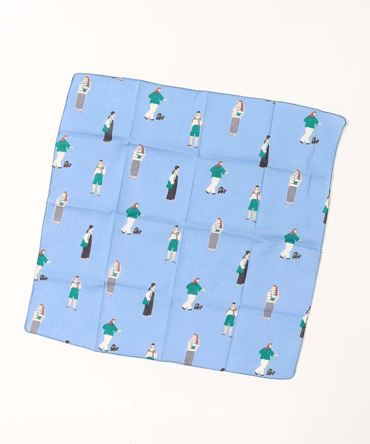 リトルマーケット総柄ハンカチ