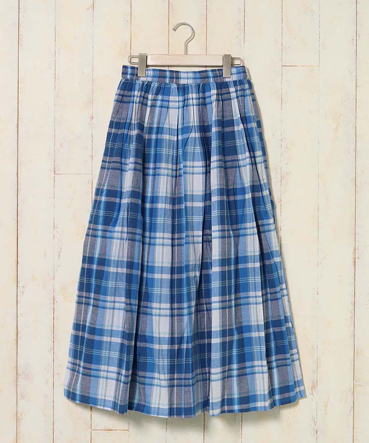 チェックスカート
