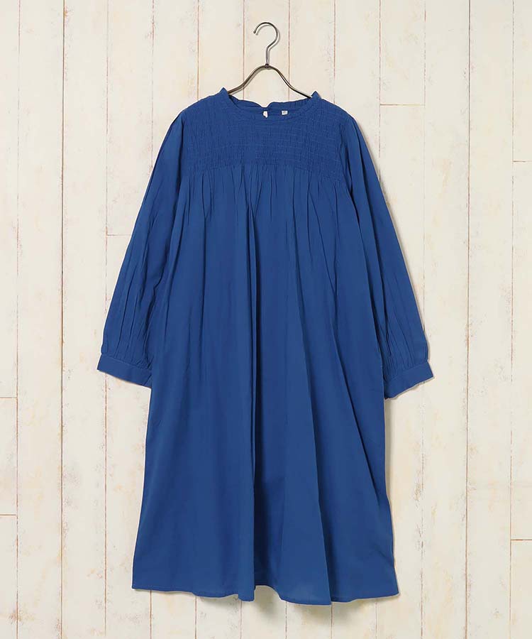 ロングスリーブシャーリングワンピース