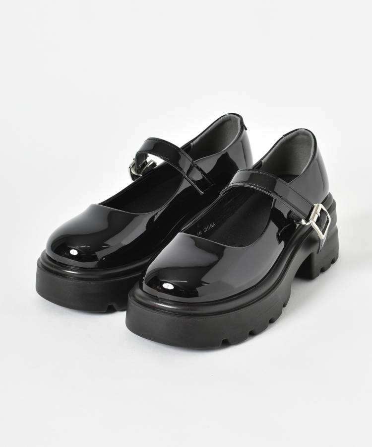 ≪SALE≫【WEB限定】ストラップ厚底シューズ