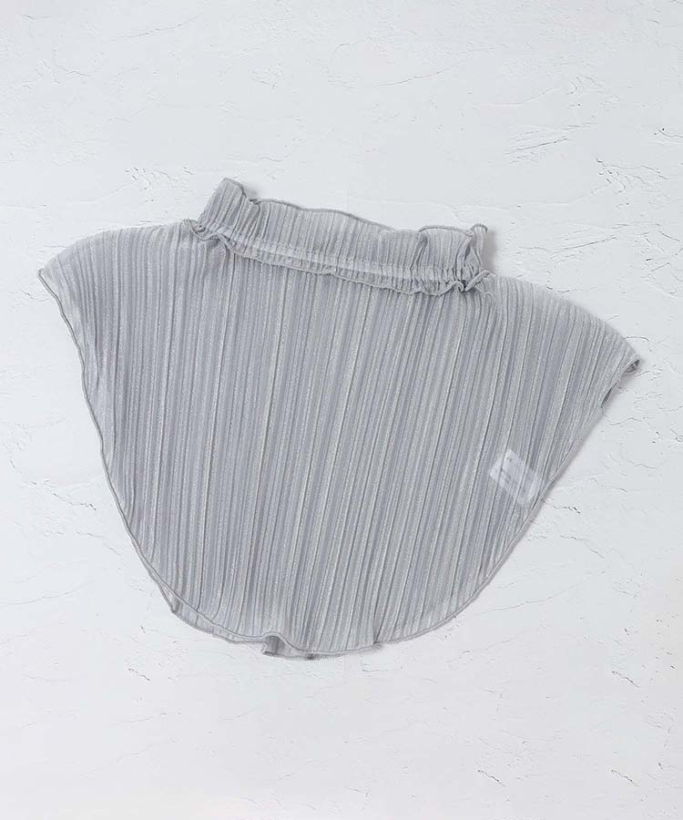 シアープリーツ付け襟