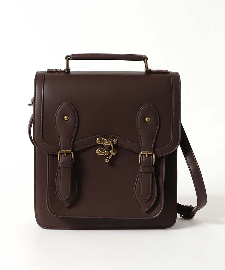 3WAY縦型サッチェルショルダー