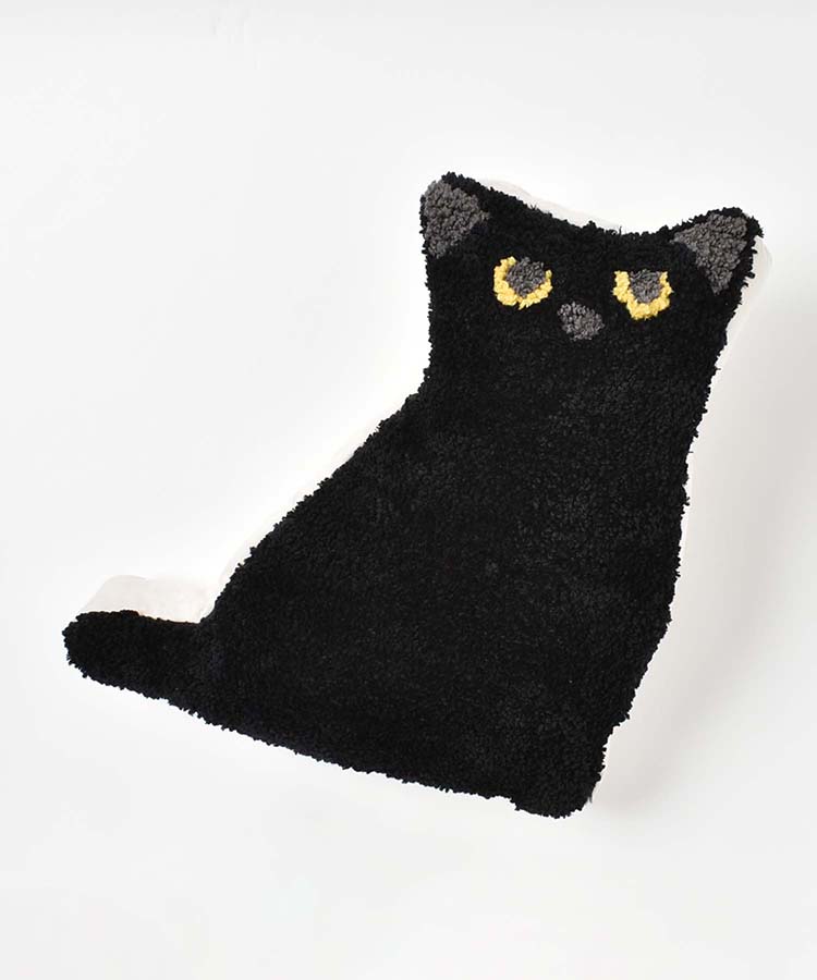 ねこもふもふダイカットクッション