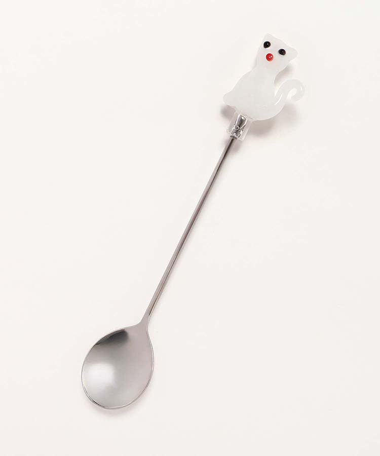 ガラスキャットスプーン