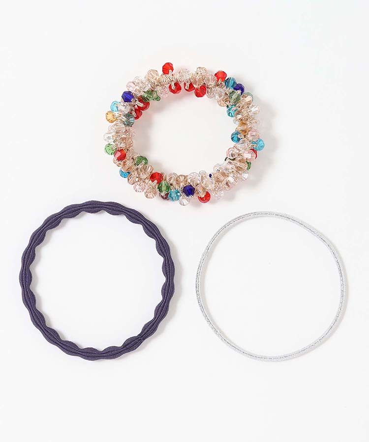 カラフルビーズポニーセット