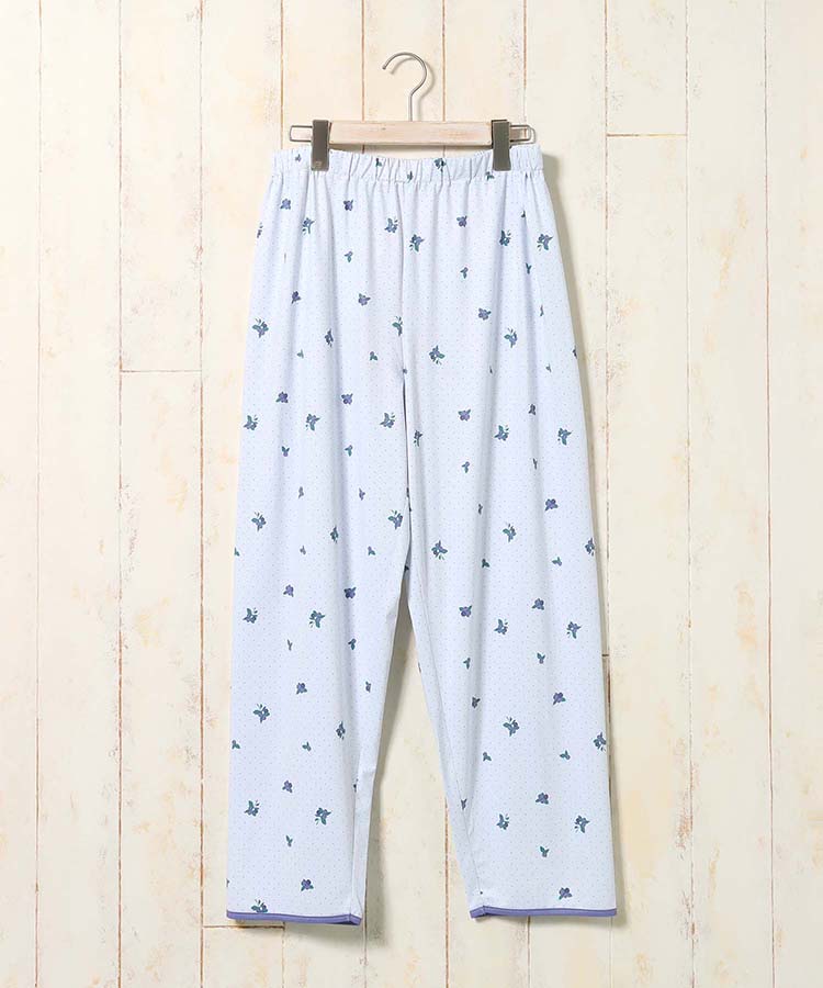 フルーツ柄ロング丈ルームパンツ
