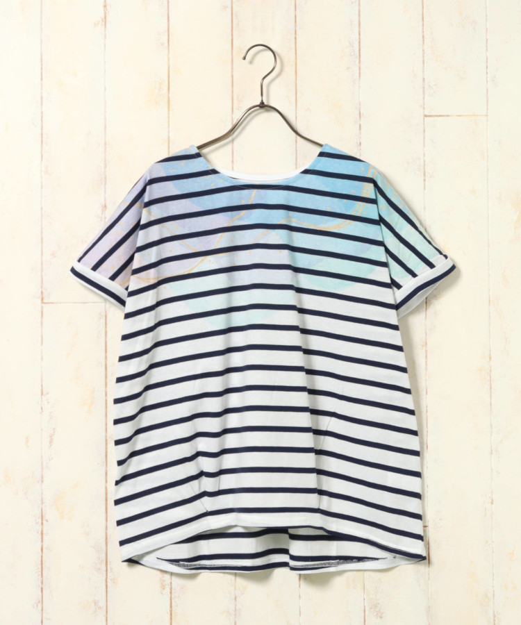 ≪SALE≫水彩プリントTシャツ