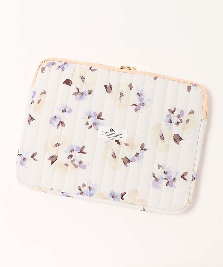 【WEB限定】フラワーはっ水キルティングPCケースL