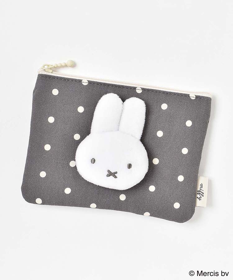 【WEB限定】MIFFY DOT&MASCOTミニフラットポーチ