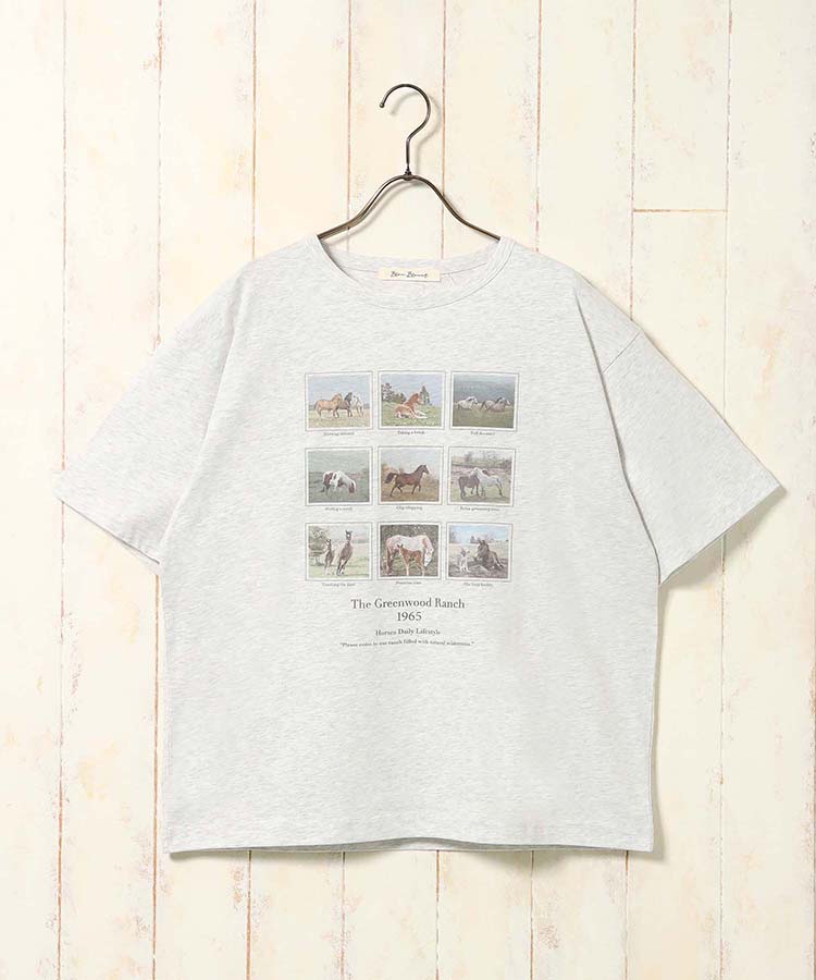 HORSEフォトTシャツ