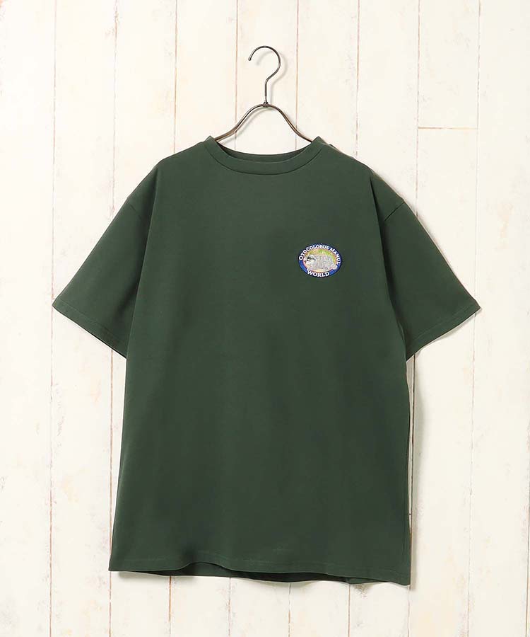 アニマルワッペン刺繍Tシャツ