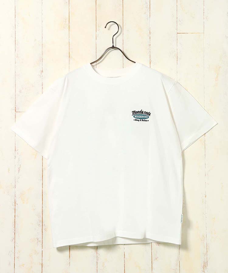 のんびりcat刺繍Tシャツ