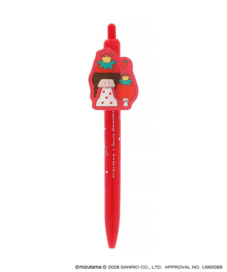 mizutama×Sanrio charactersプレート付きボールペン