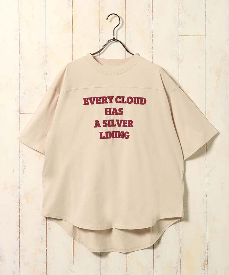 ロゴフットボールTシャツ