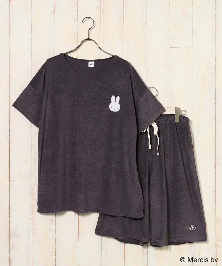 ミッフィー 半袖パイルルームウェア上下セット