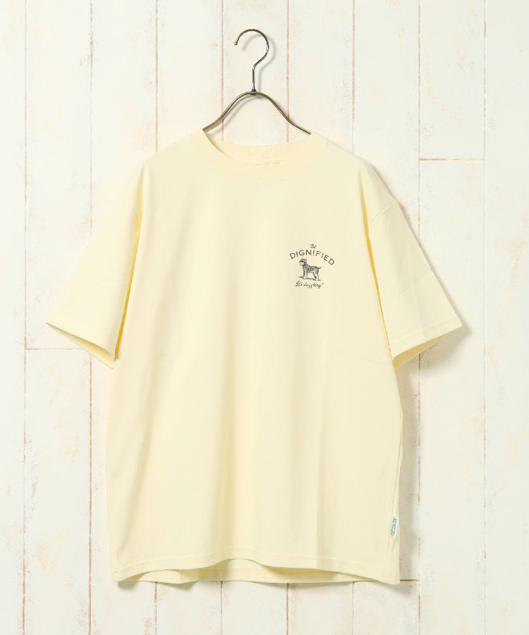 dogイラストプリントTシャツ