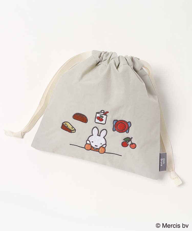BRUNA MOTIF EMBROIDERY巾着