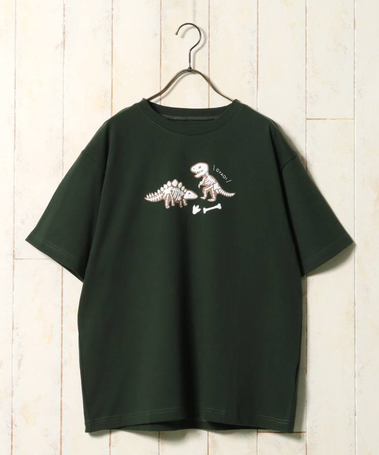 恐竜ぷっくりTシャツ