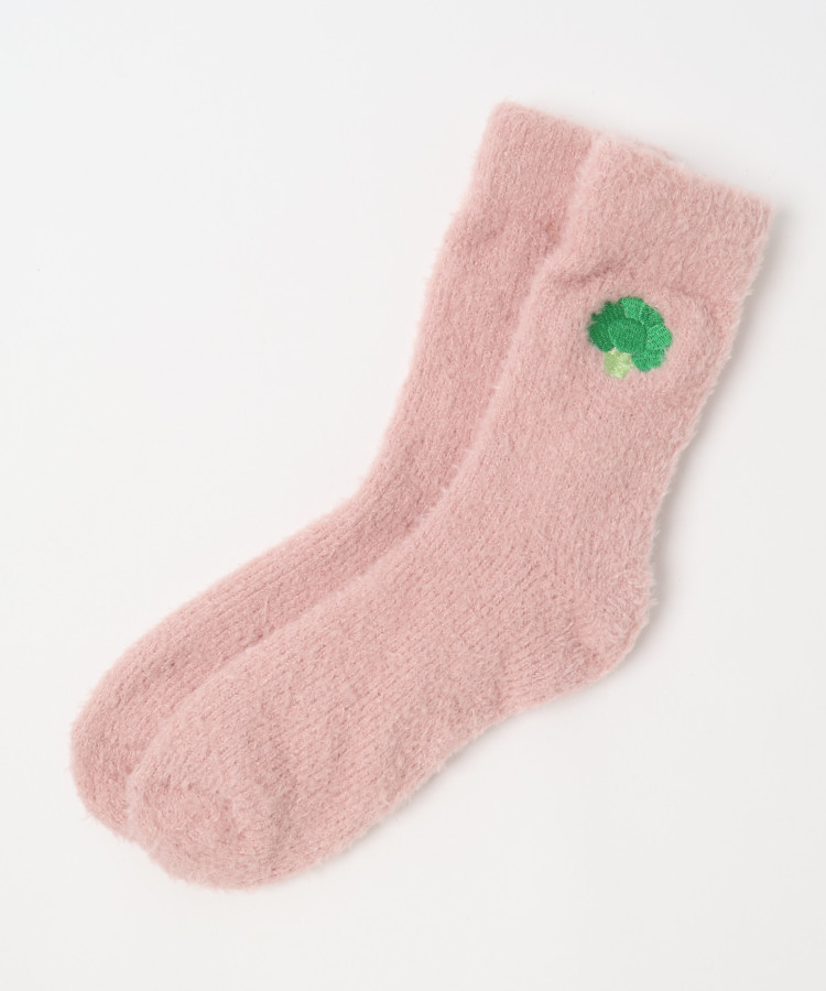 ベジタブル刺繍ルームソックス