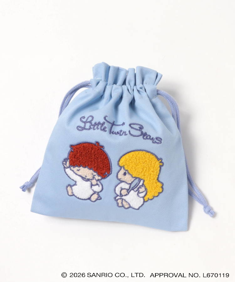 【WEB予約 8/8～順次発送】レトロサンリオキャラクターズ サガラ刺繍巾着