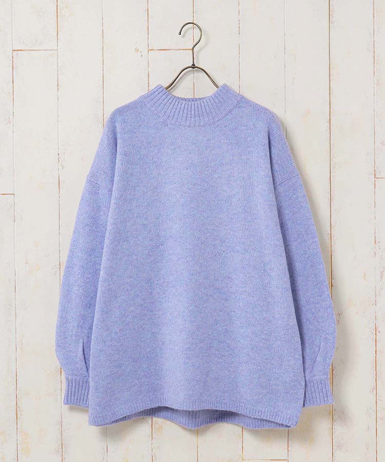 ≪OUTLET≫もちもちニットハイネックプルオーバー