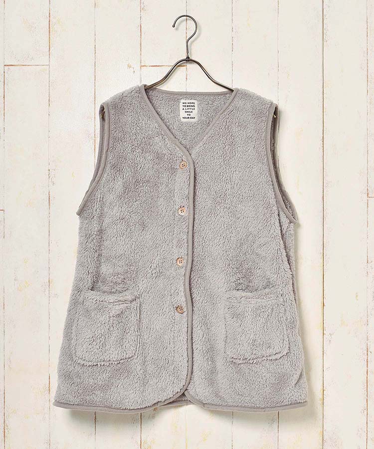 ≪SALE≫シープタッチノーカラーベスト