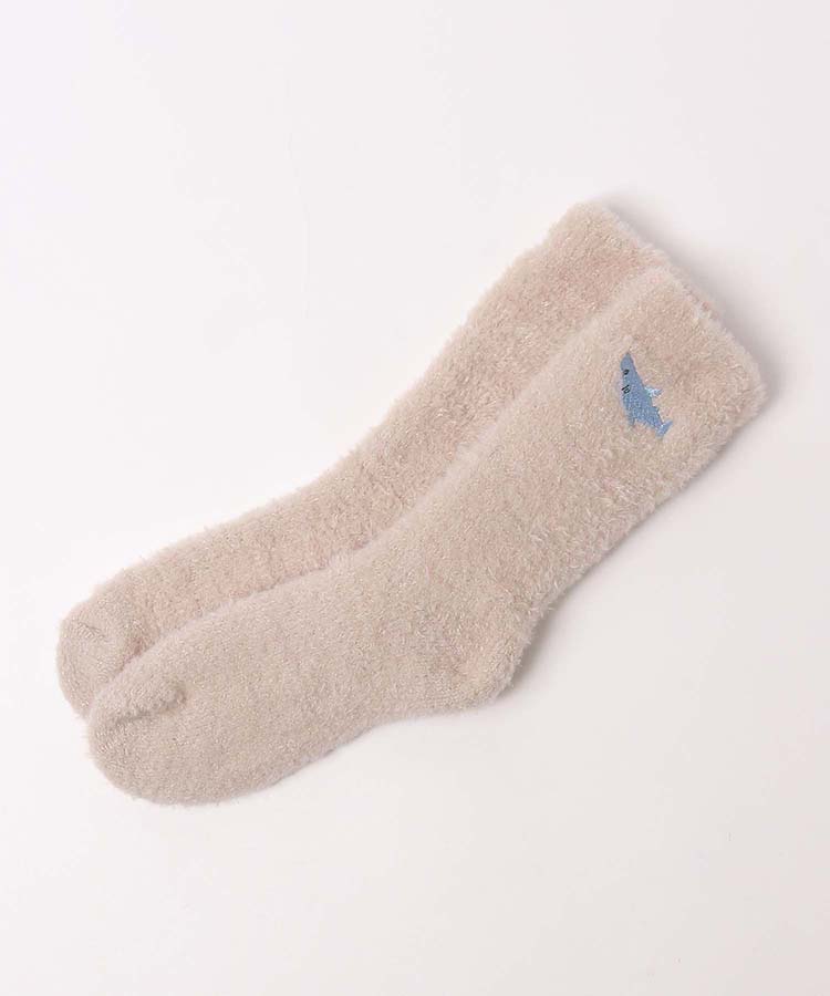 ≪SALE≫いきもの刺繍ルームソックス