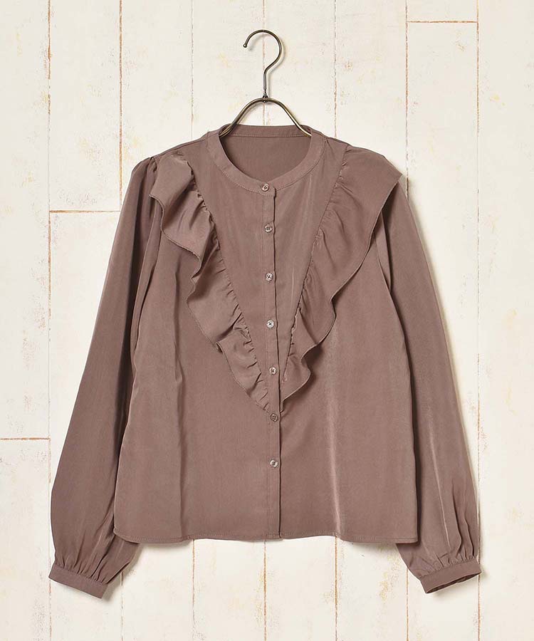 ≪SALE≫フロントフリルブラウス