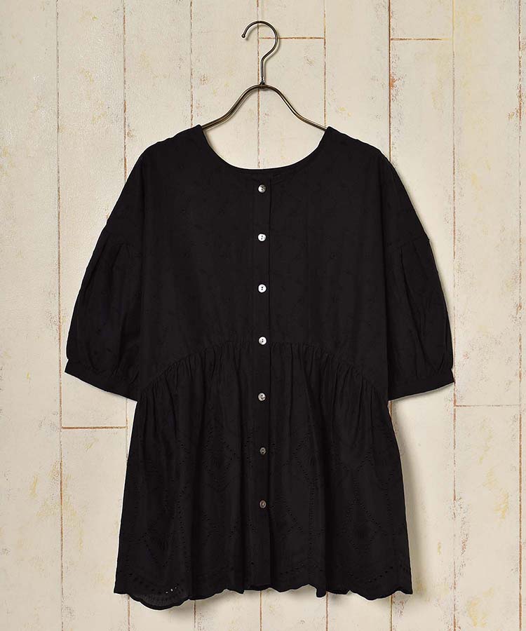 ≪OUTLET≫スカラップレースブラウス