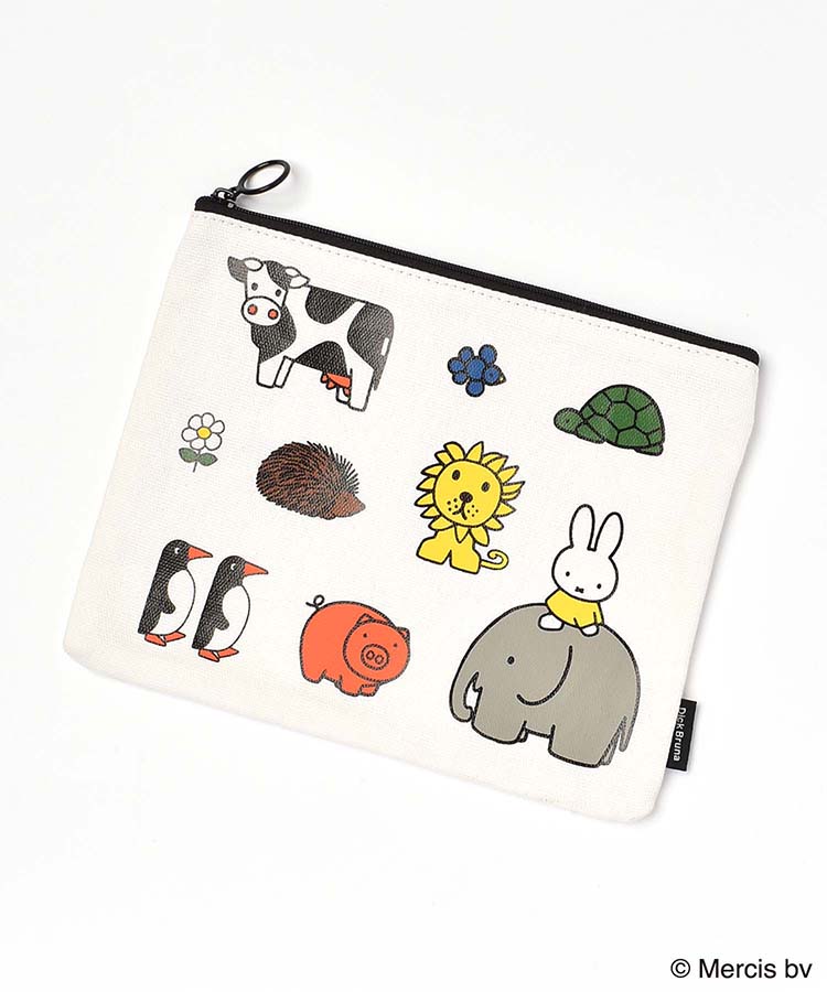 ≪SALE≫BRUNA ANIMALSフラットポーチ