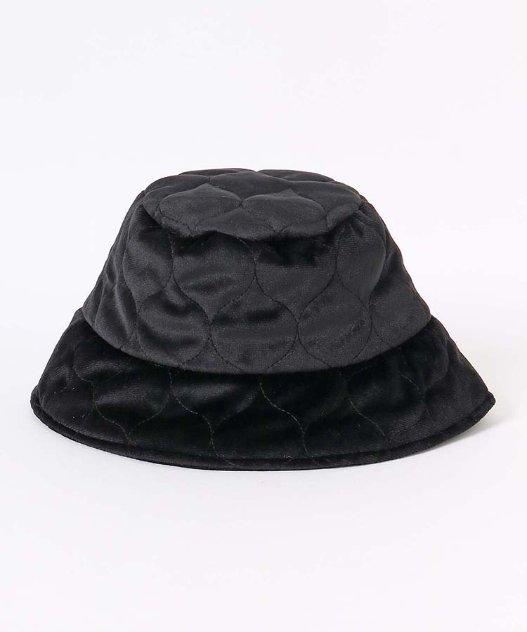 ≪SALE≫ベロアキルトバケットハット