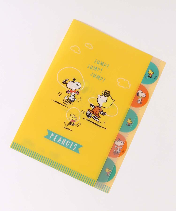 PEANUTS PLAY WITH COLORS4ダイカットクリアファイル5P