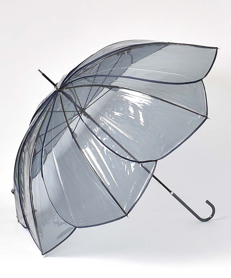 クリアカラーパイピング雨長傘