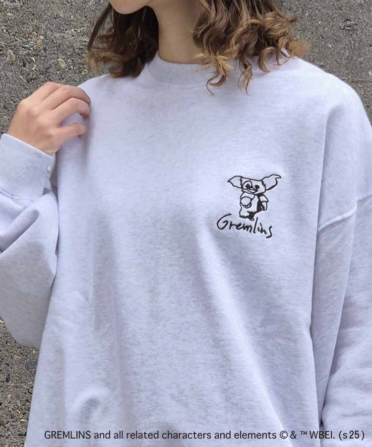 グレムリン刺繍トレーナー