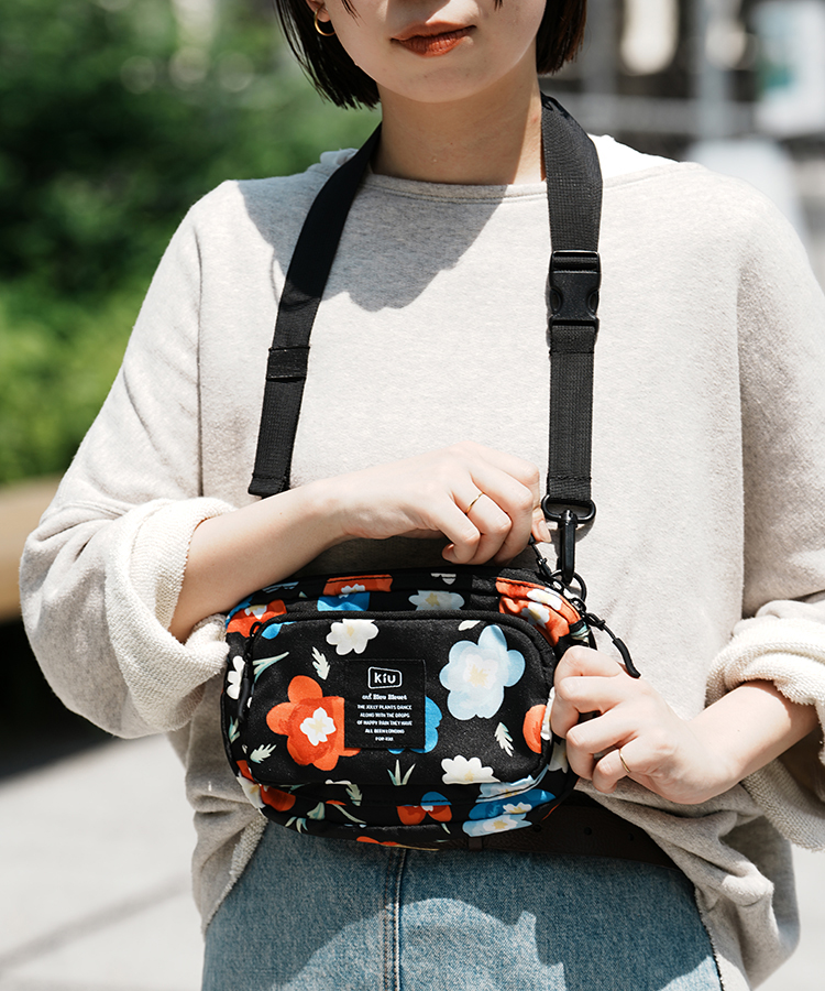 【KiU and BleuBleuet】KiUフロントポケットミニショルダー