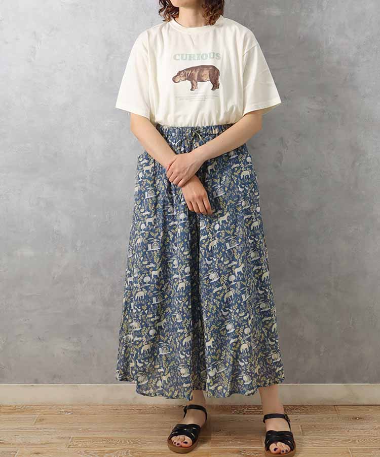 ≪SALE≫アニマル柄スカート