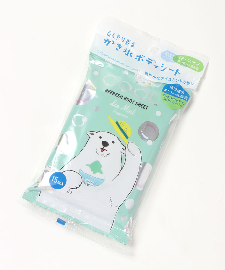 かき氷クールボディシート