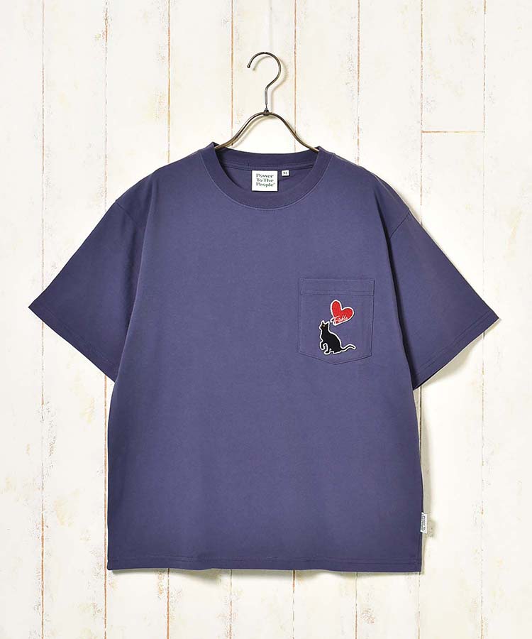 ハートネコポケットＴシャツ