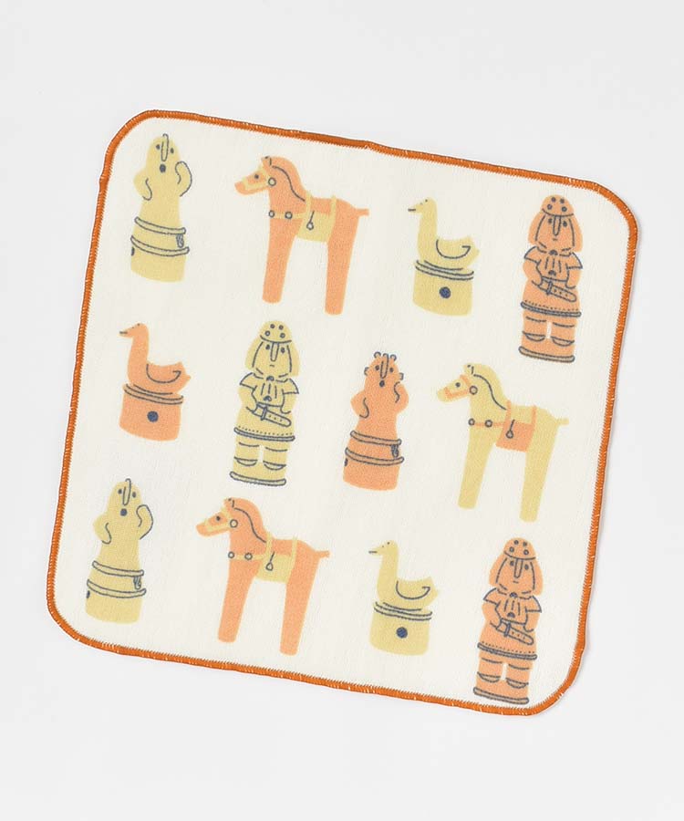 古代ガーゼハンカチ ミニタオル ハンカチ 携帯小物 化石 カセキ