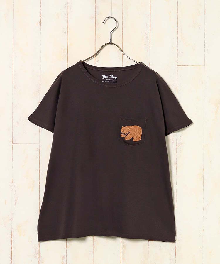 ≪SALE≫木彫りのクマサガラTシャツ