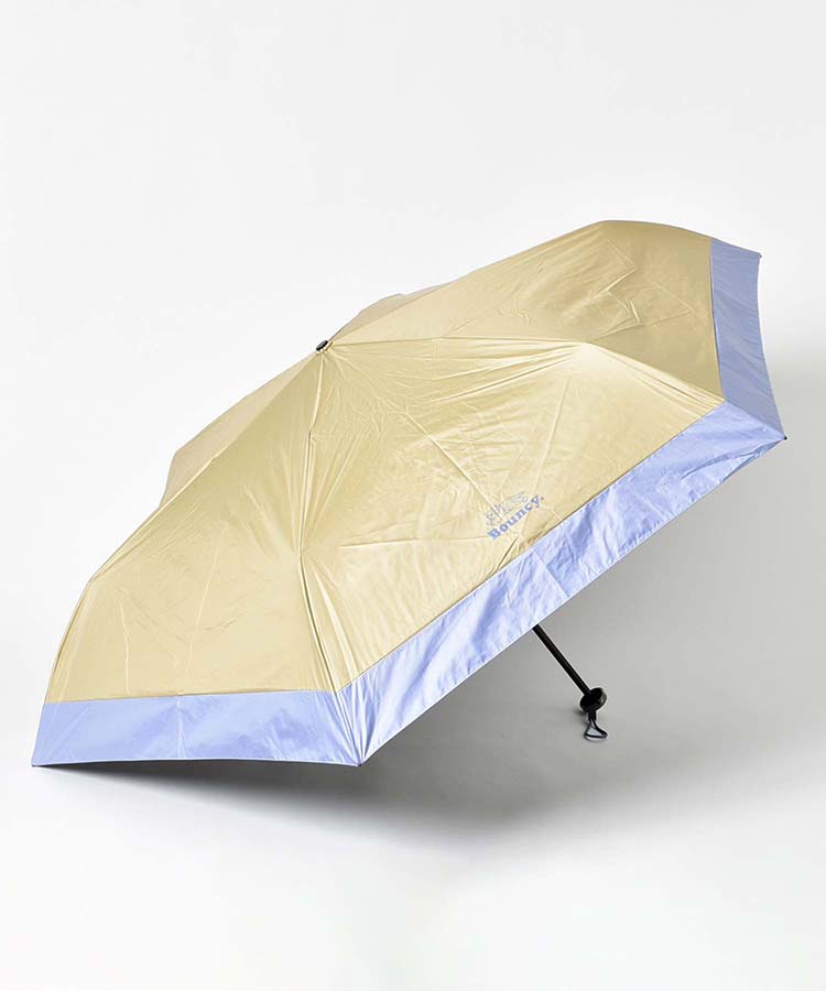 Bouncy.軽量バイカラー晴雨兼用折りたたみ傘
