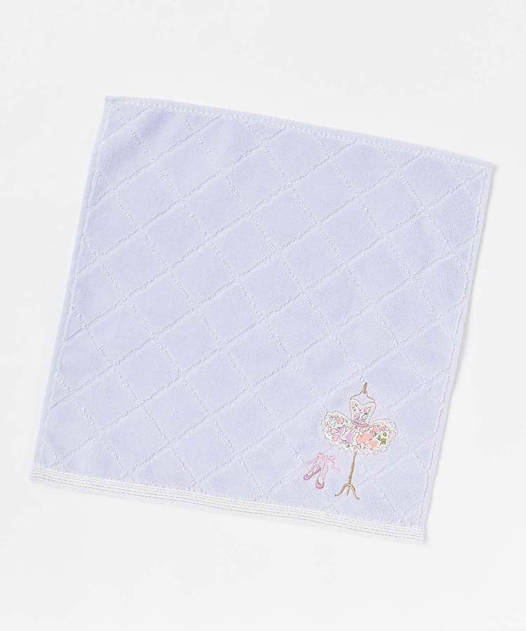 LIBERTYプリントバレエアップリケハンカチ