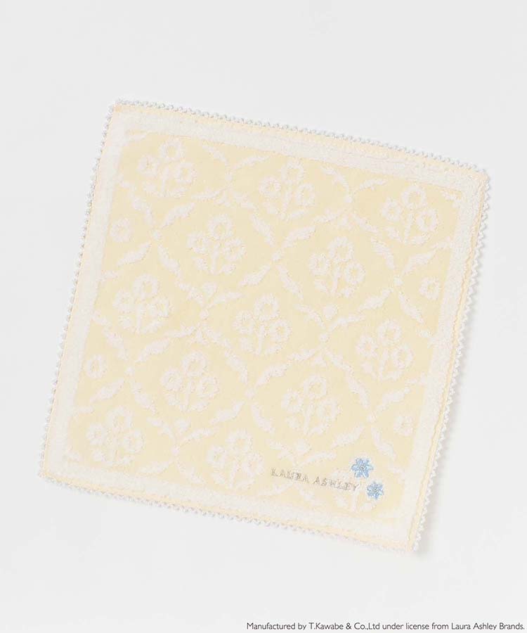 LAURA ASHELYフラワー刺繍ハンカチ