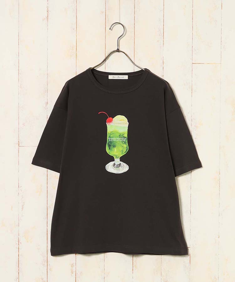 クリームソーダプリントTシャツ