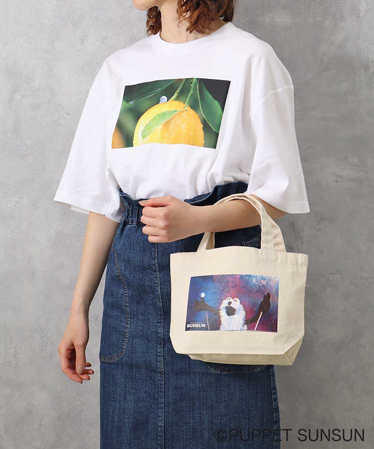 パペットスンスン刺繍 ランチトートバッグ - メルカリ
