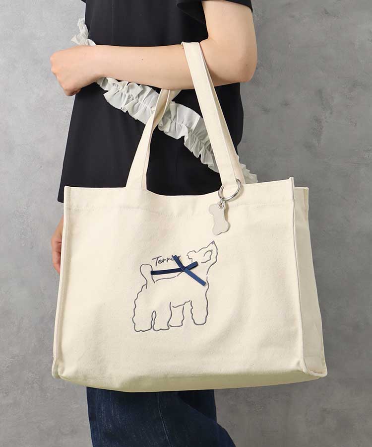 ナイロン刺繍ランチトート バッグ BAG トートバッグ トート